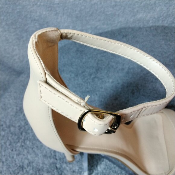 Ankis Nude Ankle Strap Heels Size 8.5B (M) Stiletto Heels Sandals open Toe - Picture 5 of 12
